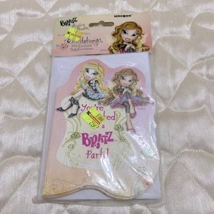 BRATZ Fashion Pixiez Vintage Unique Invitations with Envelopes MGA Party Girls